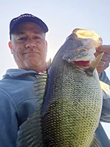 Trophy bass caught on Inks Lake