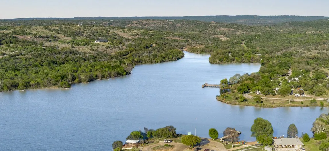 Inks Lake bass fishing