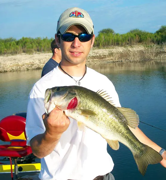 Trophy bass caught on Lake Amistad