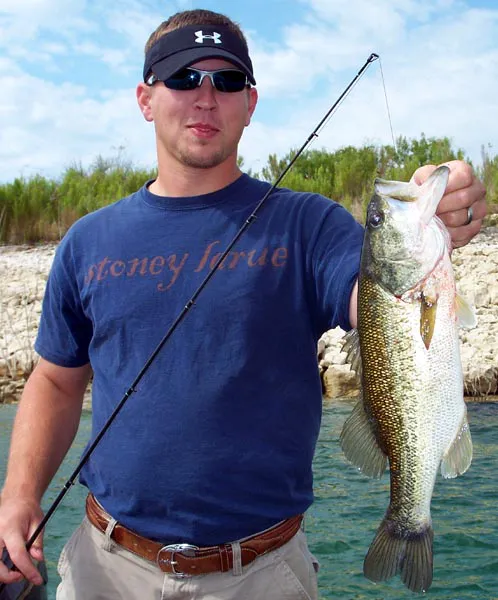 Trophy bass caught on Lake Amistad
